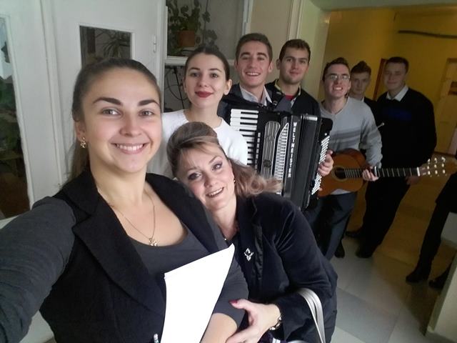 Студенти разом із керівником практики Ороновською Ларисою Дмитрівною